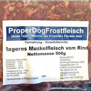 Rindfleisch - Magerfleisch - 500g