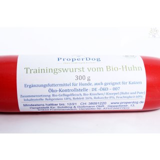 Trainingswurst vom Bio-Huhn (300 g)