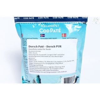 IcelandPet Dorsch Paté   (300 g)  = Cod Paté