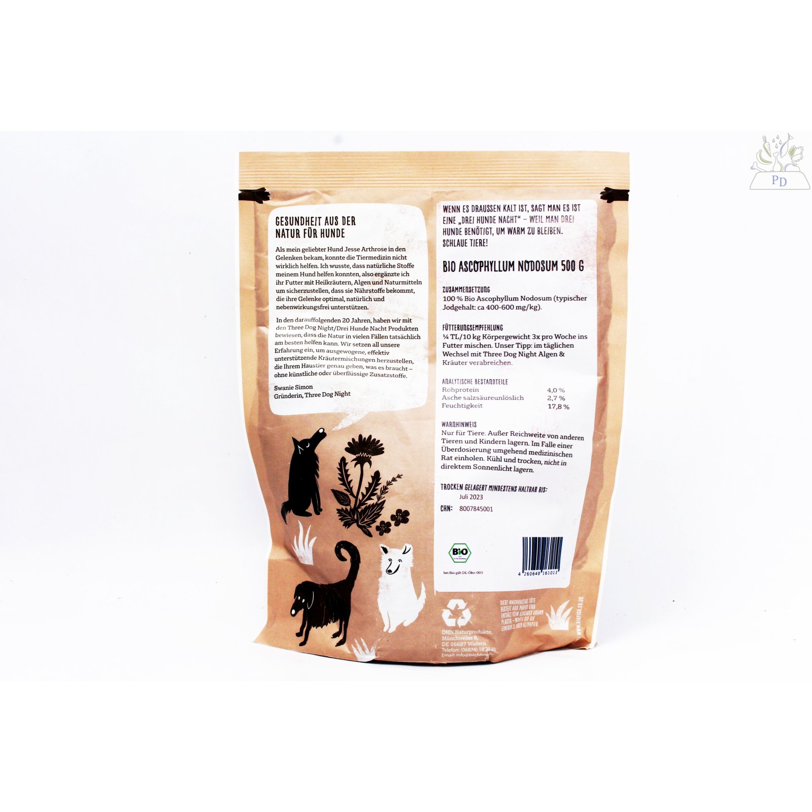 DHN Bio Ascophyllum Nodosum (500g) Trockengemüse und Trockenfleis