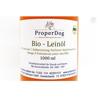 Bio-Leinöl 1000 ml