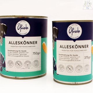 Ofrieda - Alleskönner - Nassfutter mit Insekten 375 g