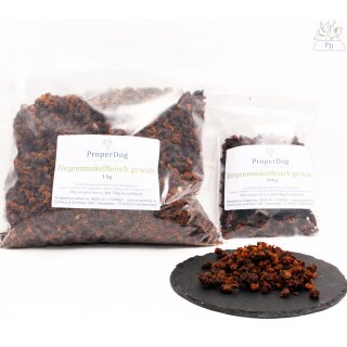 Ziegenmuskelfleisch gewolft 1 kg