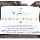 Ziegenmuskelfleisch gewolft 1 kg