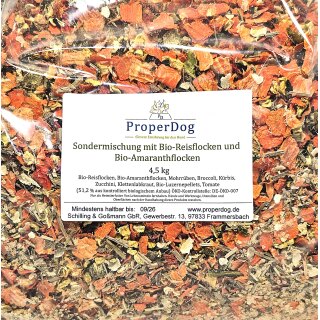 Sondermischung mit Bio-Reisflocken + Bio-Amaranthflocken