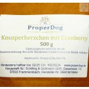 Knusperherzchen mit Cranberry 500 g