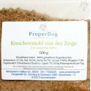 Knochenmehl von der Ziege