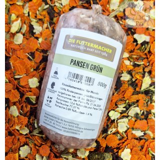 Grüner Pansen - 500g (in Wurstform)