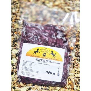 Metzgermeister Hirschfleisch pur - 500 g (rein deutsche Ware)