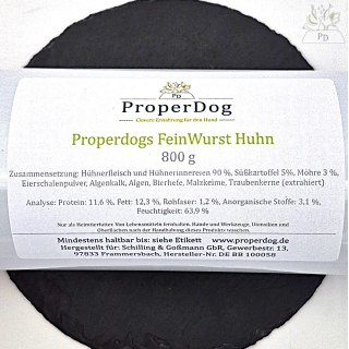 Properdogs FeinWurst Huhn 800 g